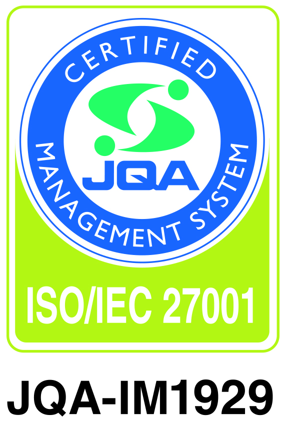 ISO/IEC 27001:2022 / JIS Q 27001:2023 認証ロゴ